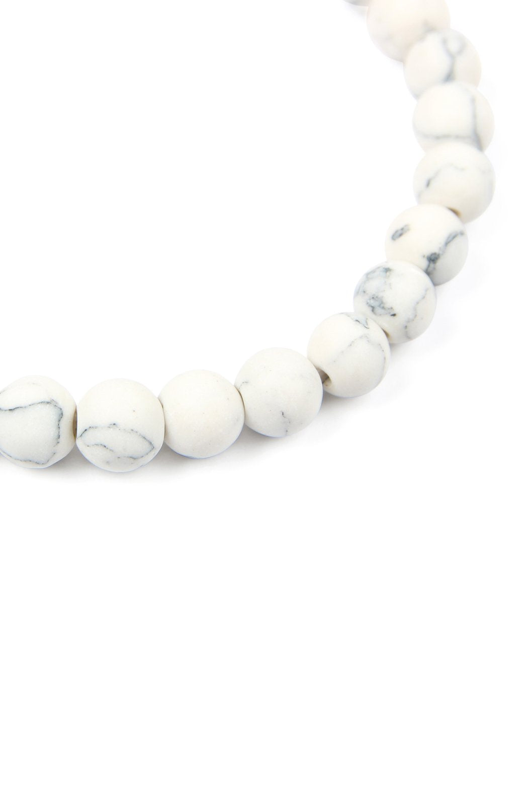 The Philippians 4:13 Natural Stone Stretch Bracelet by Riah Fashion features marble-like beads and a gold-tone bar engraved with Philippians 4:13. Color: Gold Gray.