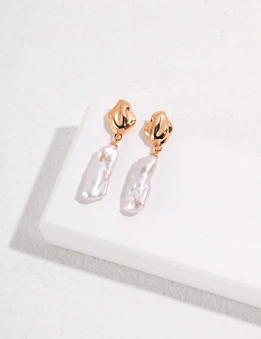 Baroque Pearl Drop Earrings