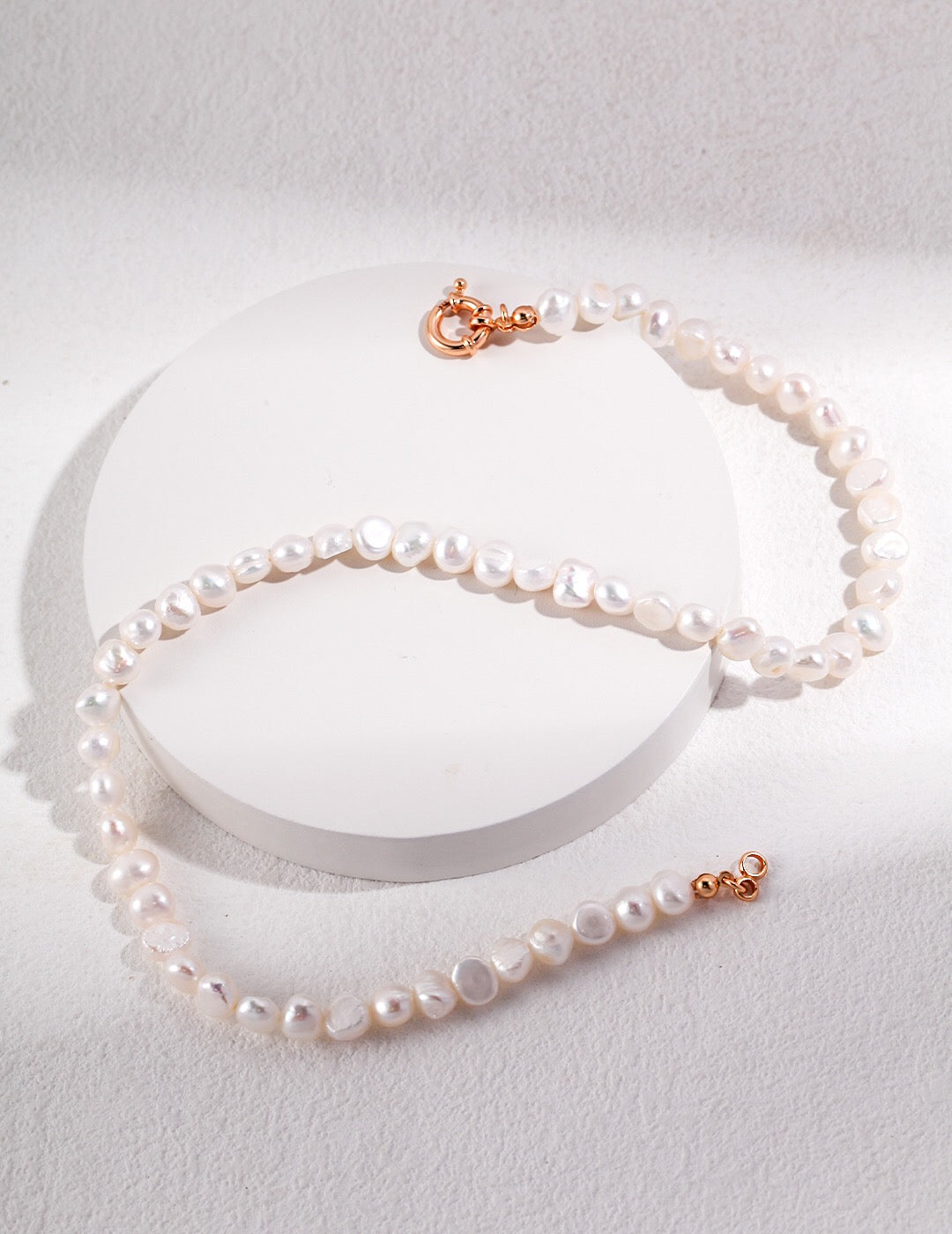 Classic Freshwater Nugget Pearl Necklace