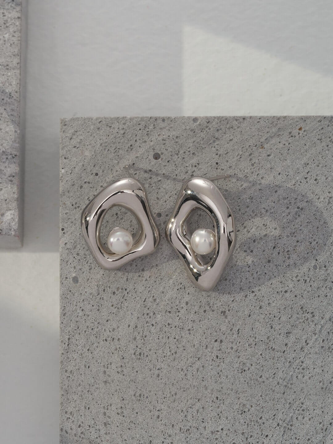 Minimalist Geometric Irregular Earrings